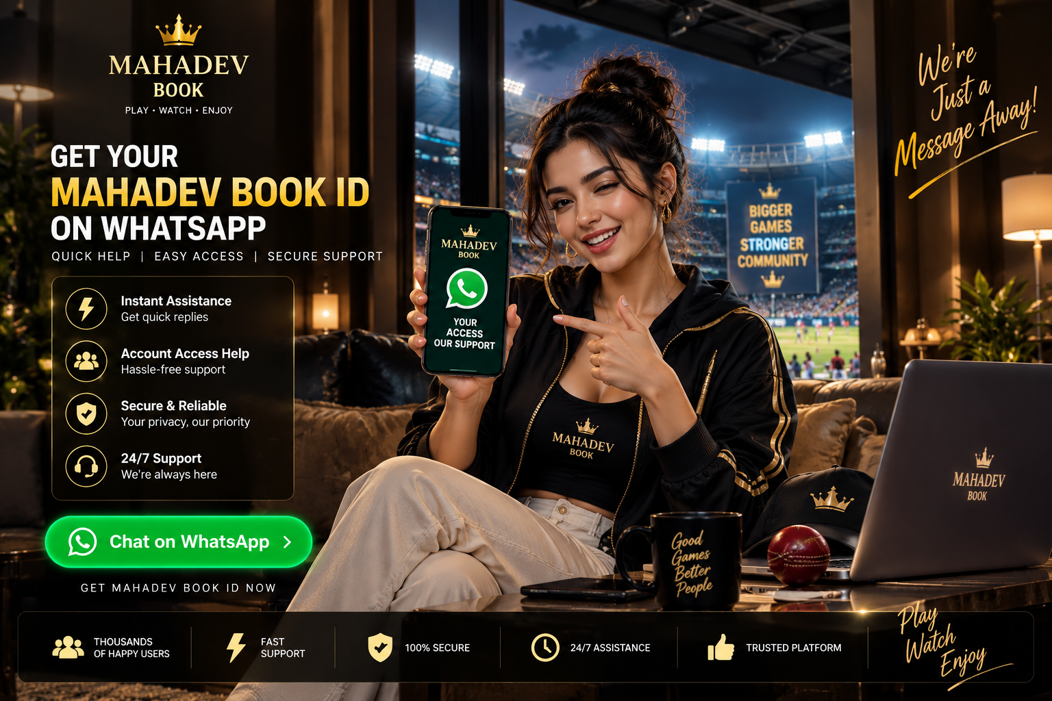 Mahadev Book ID WhatsApp Number support